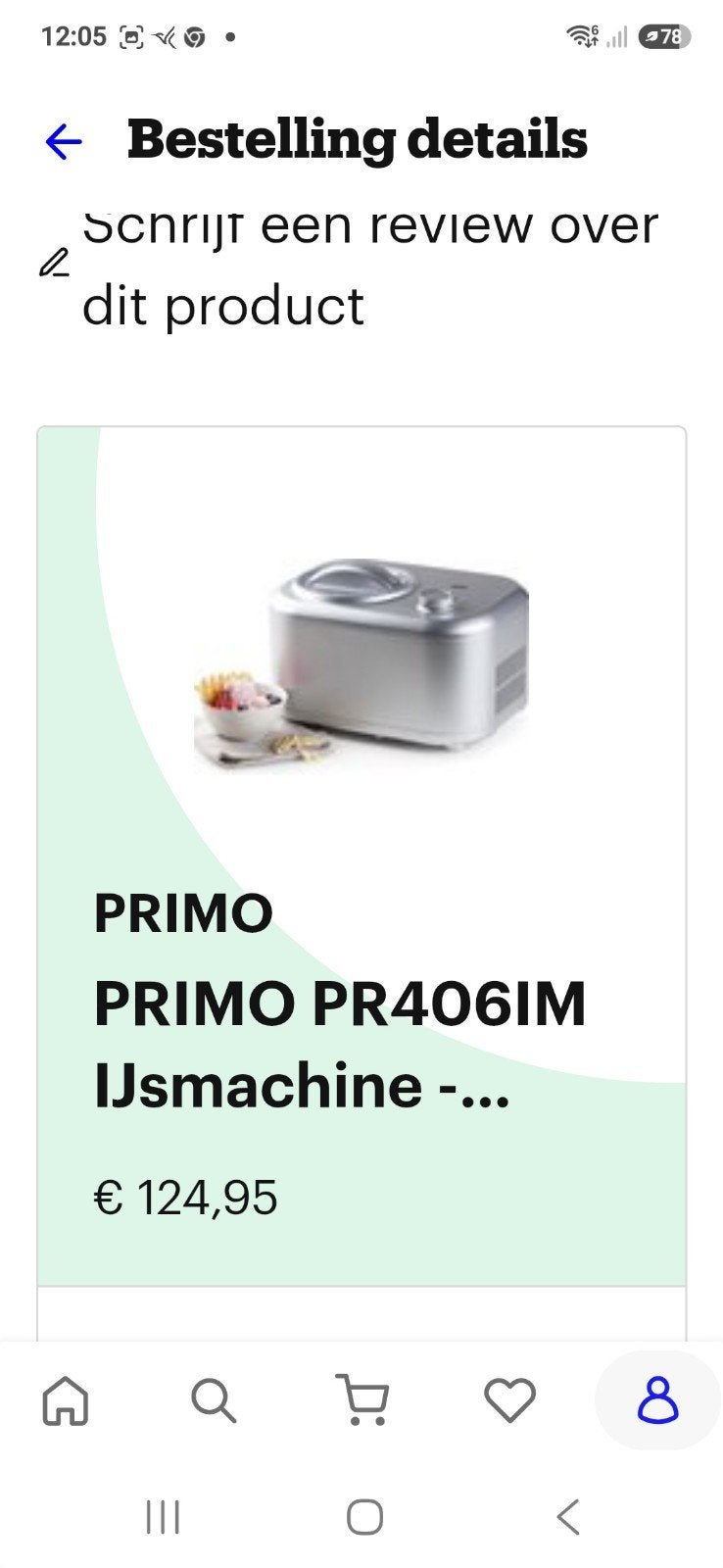 PRIMO PR406IM IJsmachine - Zilver, Verzenden, Nieuw