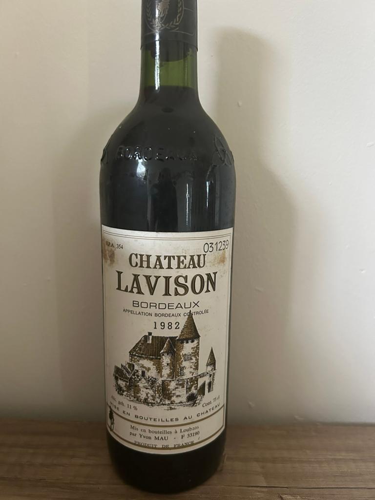 Chateau Lavison 1982, Ophalen, Frankrijk, Rode wijn