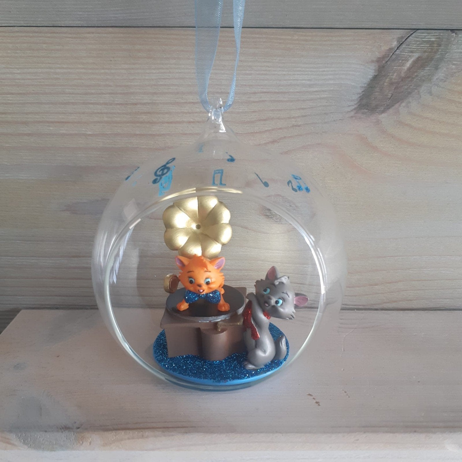 Disneyland Parijs Aristokatten ornament, Ophalen of Verzenden, Overige figuren, Zo goed als nieuw, Beeldje of Figuurtje