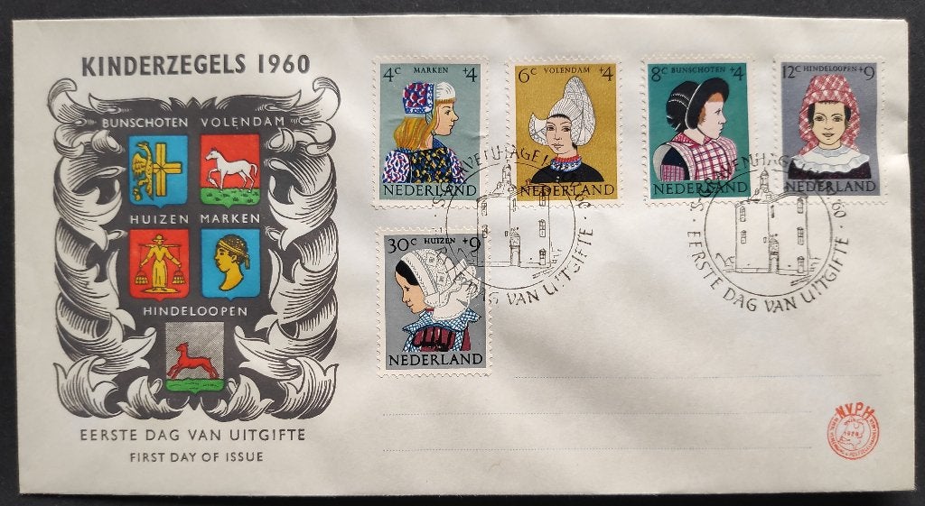 Eerstedagenvelop E46 (Kind 1960) - onbeschreven, Postzegels en Munten, Verzenden, Onbeschreven, Nederland