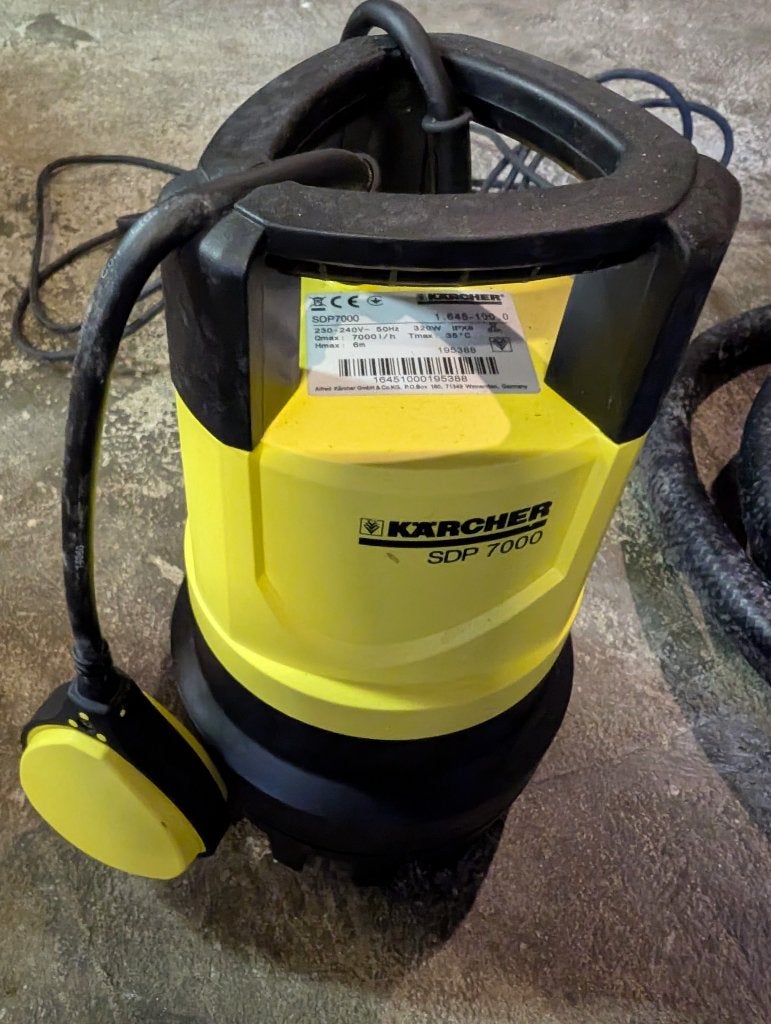 Karcher dompelpomp SDP 7000, Tuin en Terras, Waterpompen, Verzenden, Zo goed als nieuw, Elektrisch, Dompelpomp