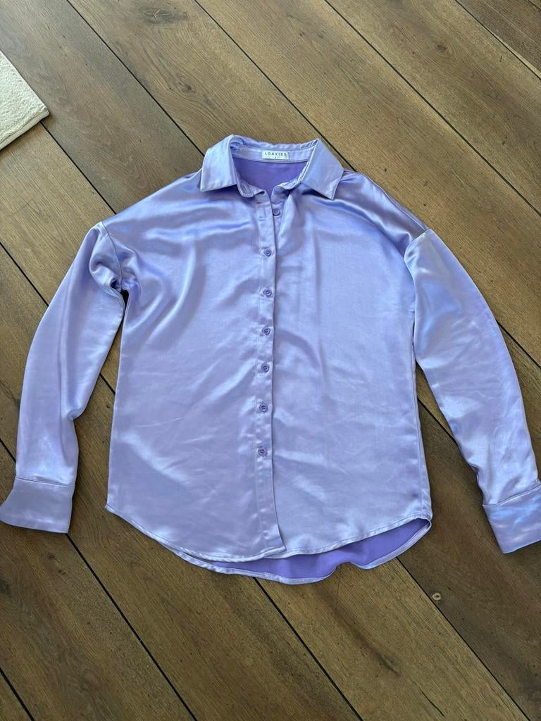 Loavies blouse s, Kleding | Dames, Blouses en Tunieken, Ophalen of Verzenden, Zo goed als nieuw, Maat 36 (S), Paars