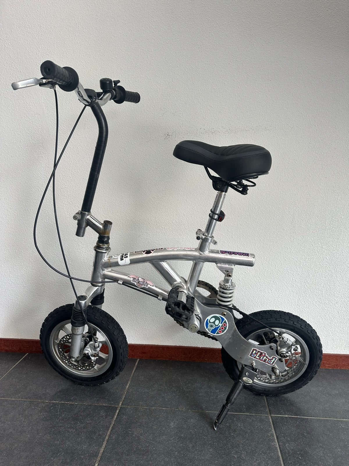 Nette volwassen reisfiets 12/5 inch - tot 100 kg, Overige merken, Minder dan 10 versnellingen, Gebruikt, Vering