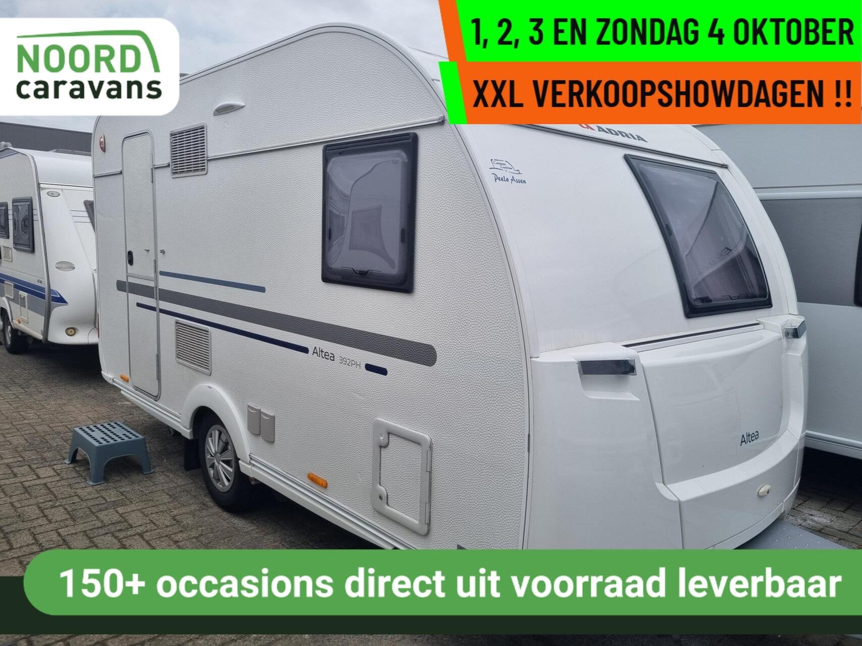 Adria ALTEA - XXL VERKOOPSHOW 1,2,3 & 4 OKT. 10-17 UUR, Caravans en Kamperen, Hordeur, Bedrijf, Adria, 6 tot 7 meter