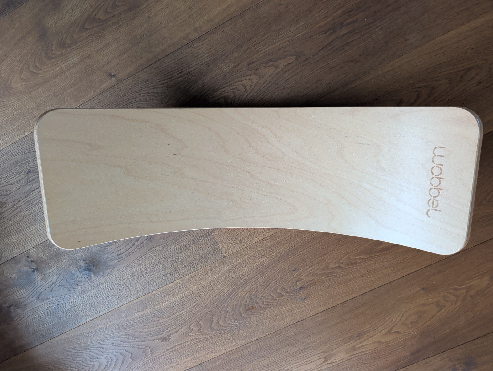 wobbel board met rode vilten onderkant, Ophalen, Gebruikt, Jongen of Meisje