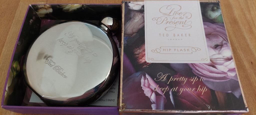 heupfles van het merk Ted Baker,, Antiek en Kunst, Ophalen of Verzenden