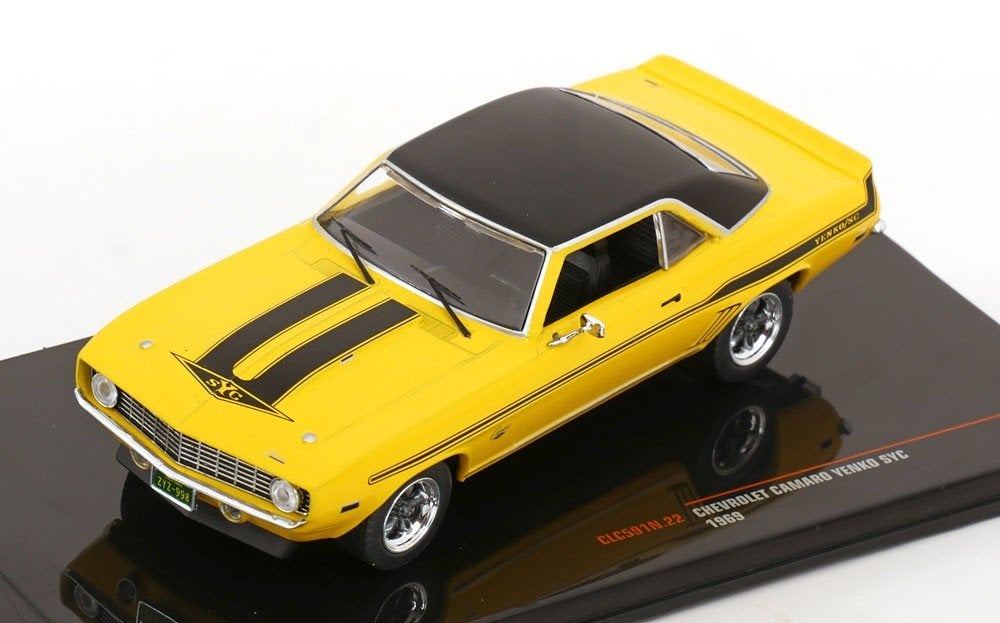 Chevrolet Camaro Yenko SYC 1969 Geel / Matzwart 1-43 Ixo Mod, Overige merken, Tschuiten@hotmail.com, Duitsland, Auto