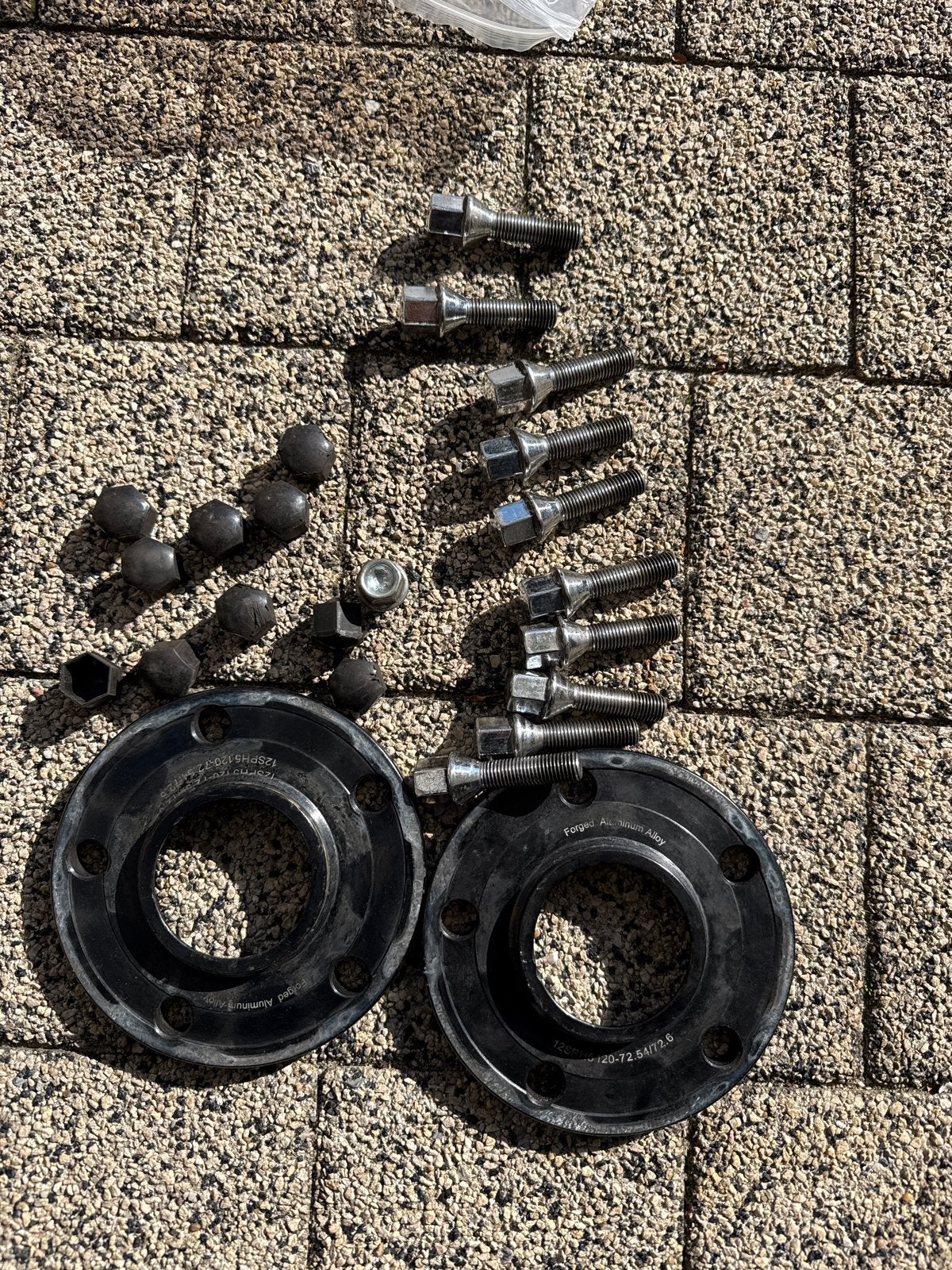 Spacers en bouten voor BMW E93, Ophalen, Gebruikt