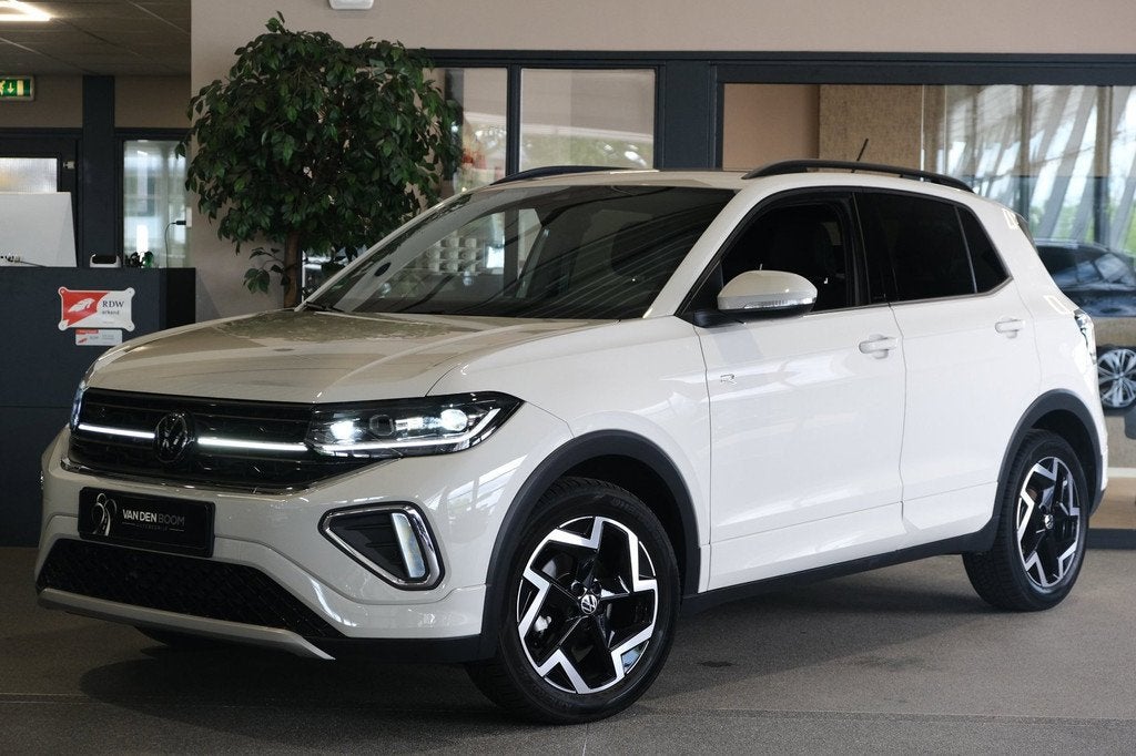 Volkswagen T-Cross 1.0 TSI 2x R-Line DSG Facelift IQ Led Nav, T-Cross, Gebruikt, 620 kg, Origineel Nederlands