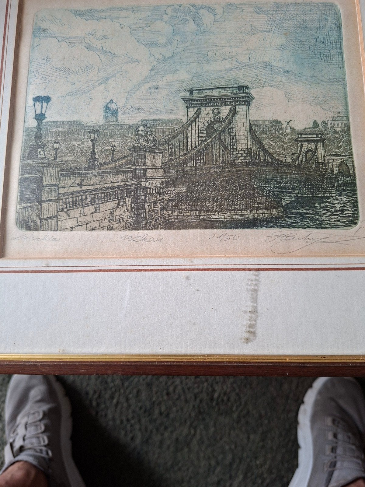 Klassieke grafische print Boedapest nr 21, Ophalen of Verzenden