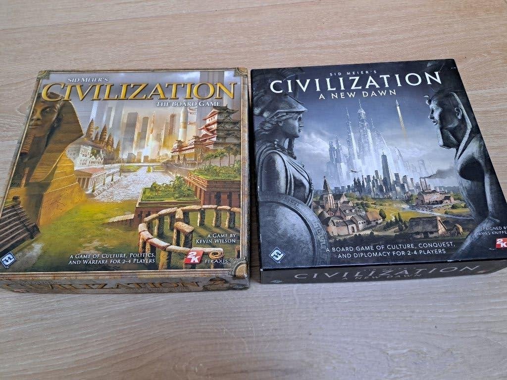 Civilization + Civilization a new dawn (unpunched), Ophalen of Verzenden