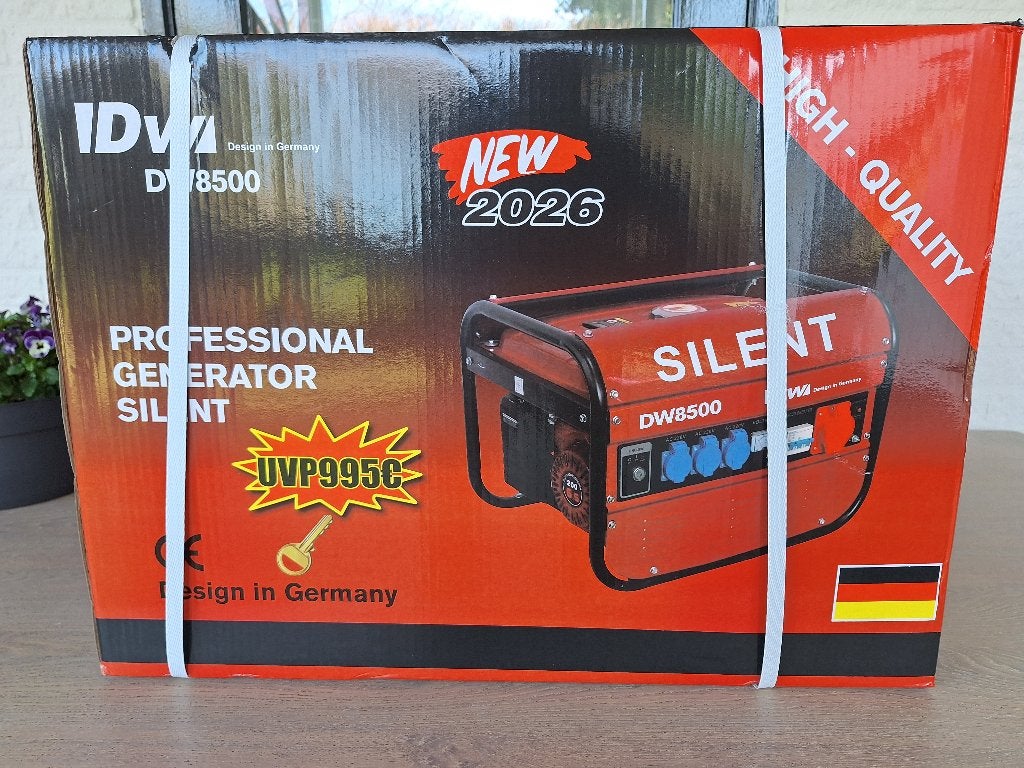 Aggregaat op benzine DW 8500W trekstart nieuw in doos, Ophalen, Nieuw
