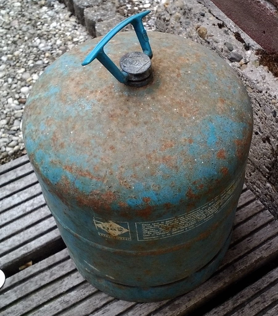 Camingaz fles R904, Ophalen of Verzenden, Gebruikt