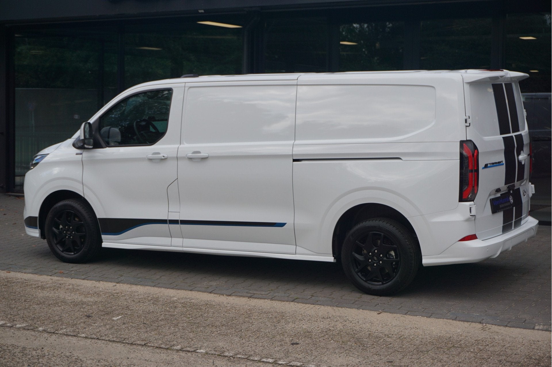 Ford Transit Custom 340L 218PK 71KWH Sport AUT Elektrisch Ap, Automaat, 0 cilinders, Gebruikt, 71 kWh