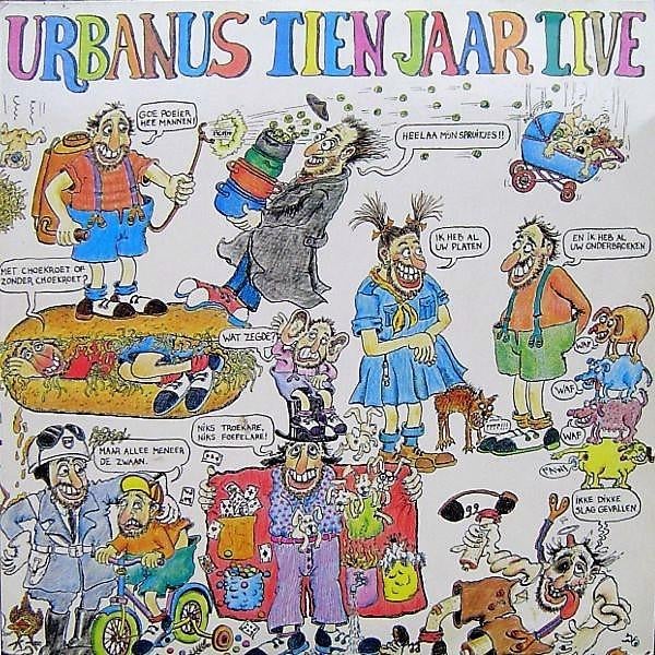 LP - Urbanus - 10 Jaar Live - 3LP, Ophalen of Verzenden, Zo goed als nieuw, 12 inch, Levenslied of Smartlap