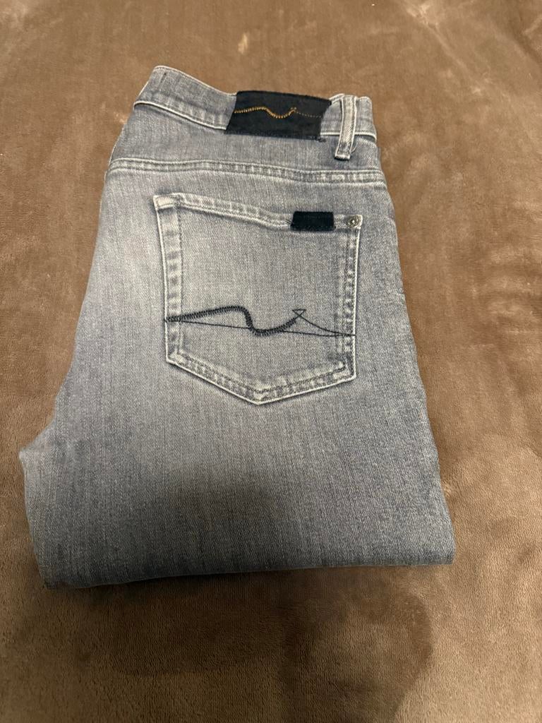 7 For All Mankind Ronnie Jeans - Grijs, Ophalen, Zo goed als nieuw, Grijs, W32 (confectie 46) of kleiner