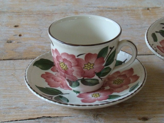 Kop-en-schotels, Engels, Wood & Sons, IRISH ROSE, gaaf, Antiek en Kunst, Antiek | Servies los, Ophalen of Verzenden