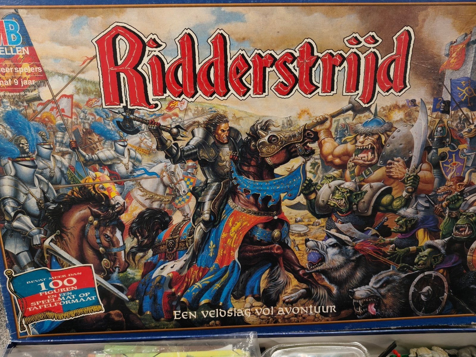 Ridder strijd met extra figuren en dubbele speelmat, Hobby en Vrije tijd, Ophalen