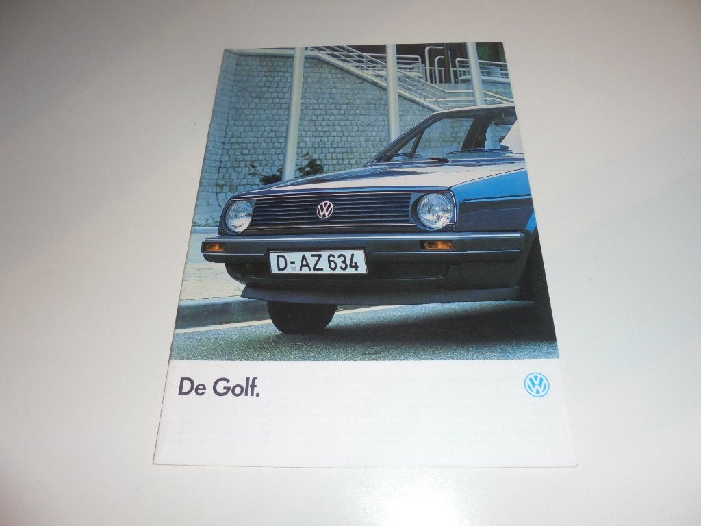 brochure Volkswagen Golf  1986, Ophalen of Verzenden, Nieuw, Volkswagen