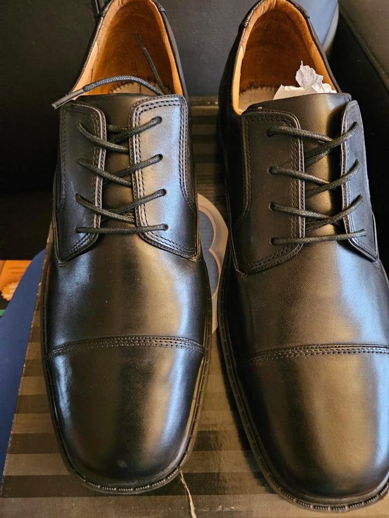 Nieuwe zwarte herenschoenen maat 47,5, Kleding | Heren, Schoenen, Ophalen of Verzenden, Nieuw, Zwart
