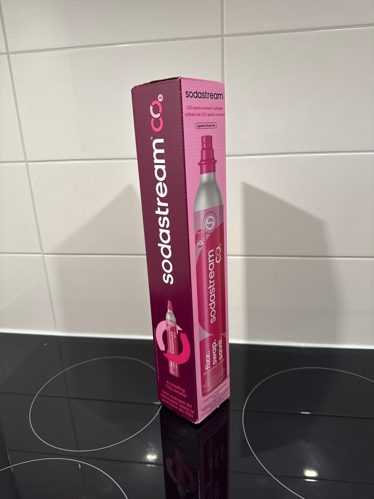 Sodastream CO2 Quick Connect Cilinder 60L, Ophalen of Verzenden, Nieuw, Meerkleurig, Overige merken