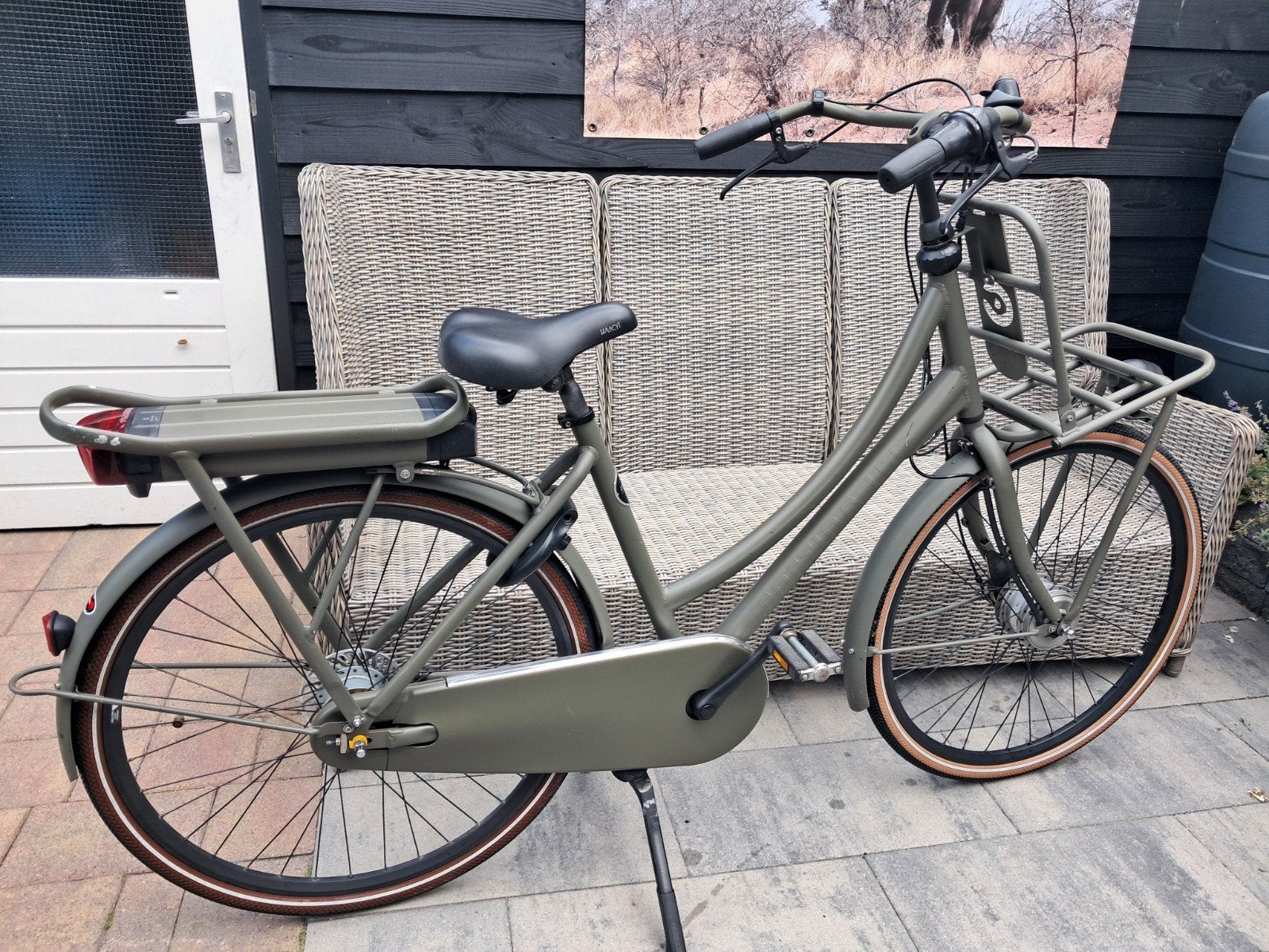 Cortinu U4 met rekje elektrische fiets, Fietsen en Brommers, Elektrische fietsen, Gebruikt, 51 tot 55 cm, 30 tot 50 km per accu