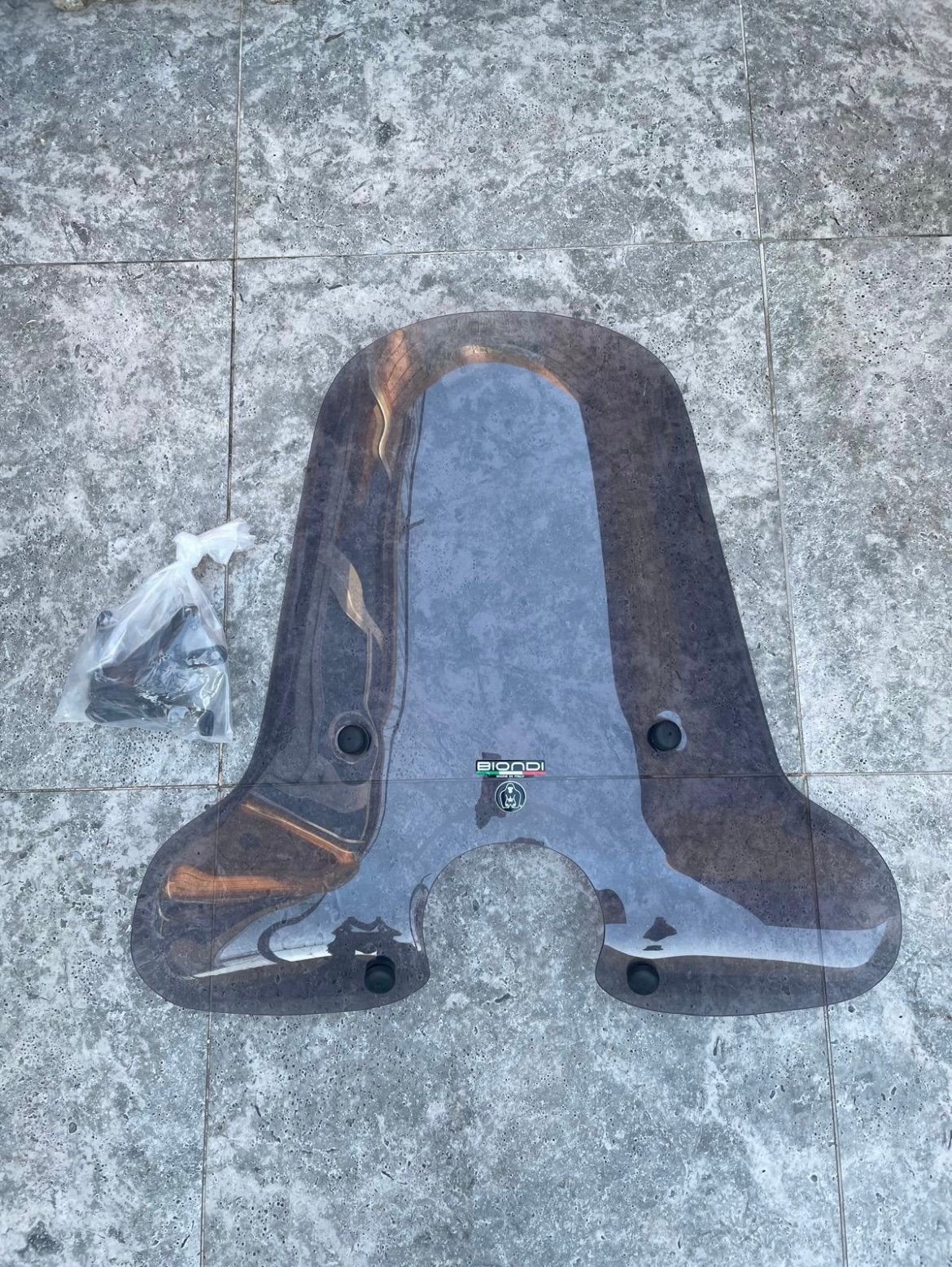 Biondi scooter windscherm smoke, Ophalen of Verzenden, Gebruikt, Overige typen, Overige merken