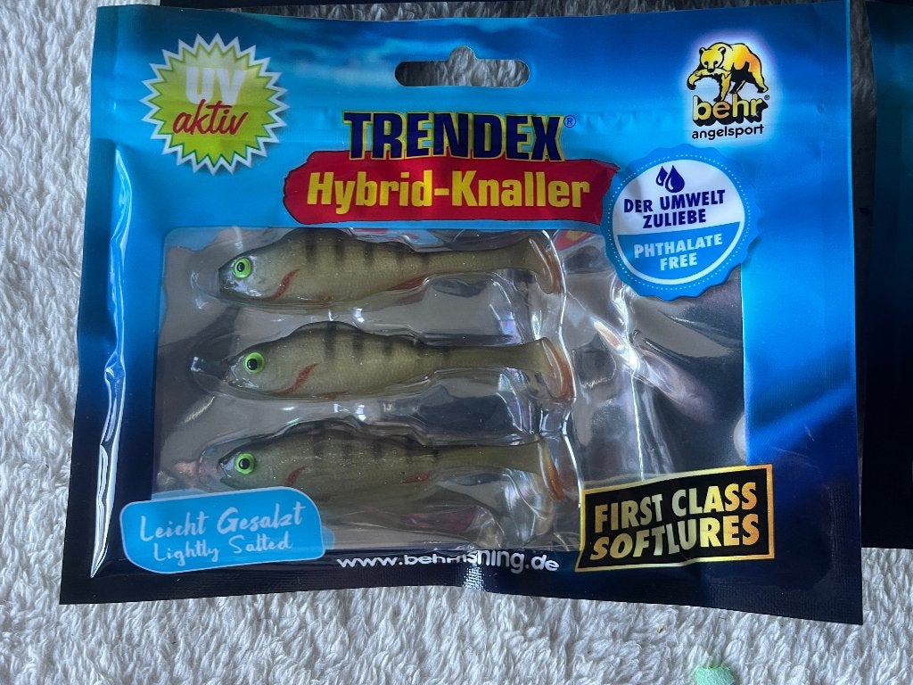 adv 186 / NIEUW set 4 pakjes shads BEHR, Ophalen of Verzenden, Nieuw, Overige typen
