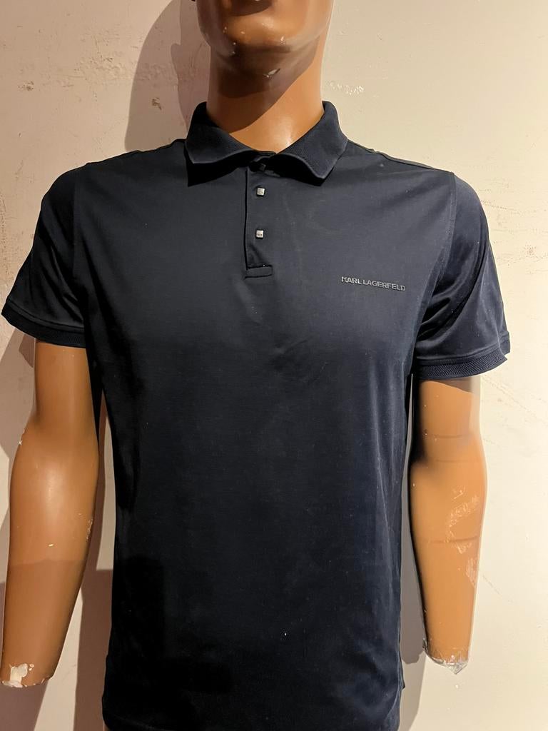 Karl Lagerfeld polo maat L origineel zgan, Kleding | Heren, Maat 52/54 (L), Blauw, G, Ophalen of Verzenden