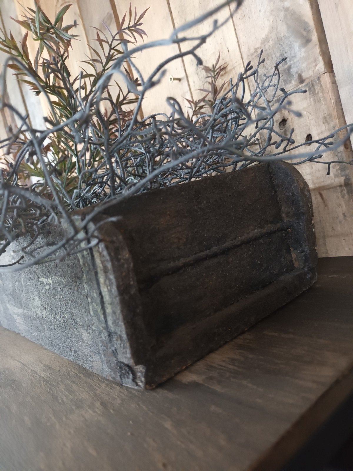 Grote steenmal met decoratieve takjes, Ophalen of Verzenden, Nieuw