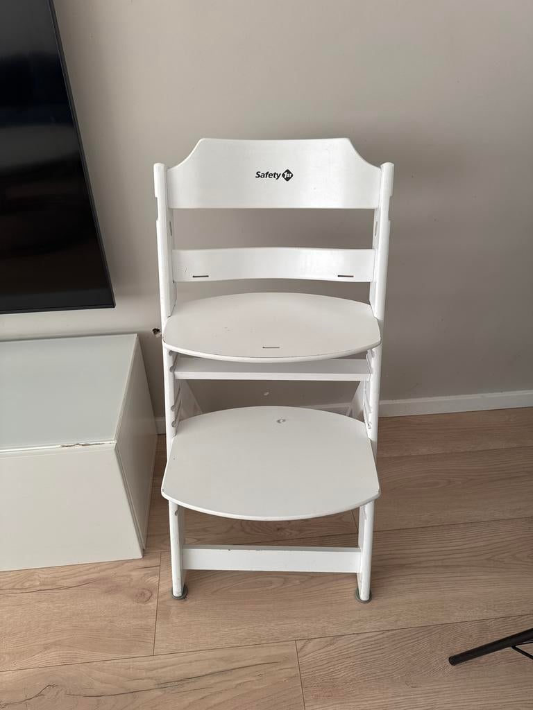 Safety 1st Timba Meegroeistoel Wit, Kinderen en Baby's, Kinderstoelen, Ophalen of Verzenden, Gebruikt, Meegroeistoel, Aanschuifbaar