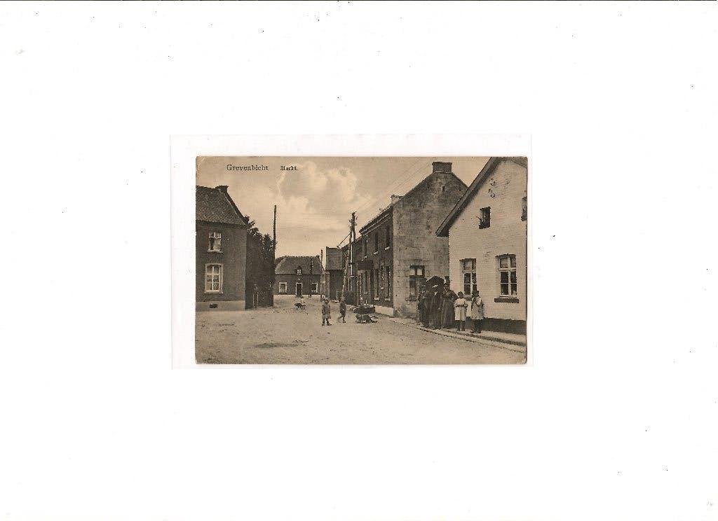 Grevenbicht Markt, Ophalen of Verzenden, Voor 1920, Gelopen, Limburg