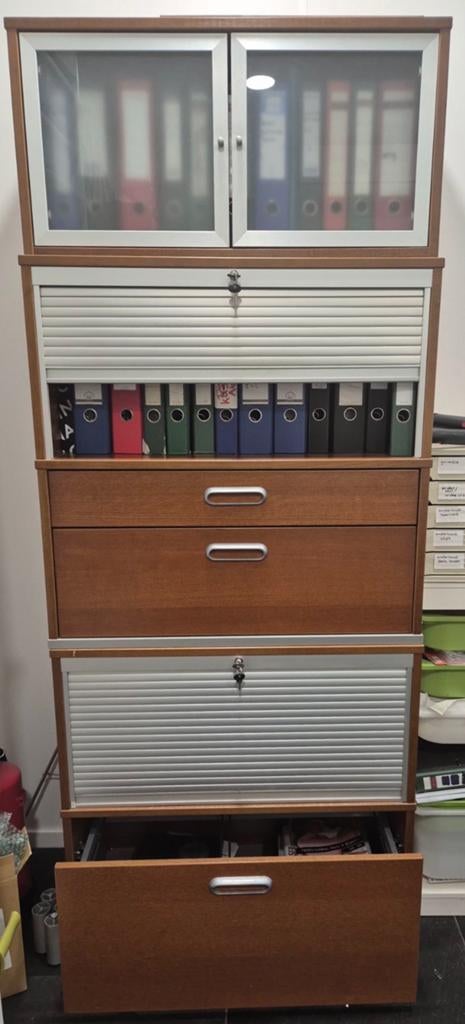 Modulaire kasten set - 7 delen, Ophalen, 200 cm of meer, 50 tot 100 cm, Met slot