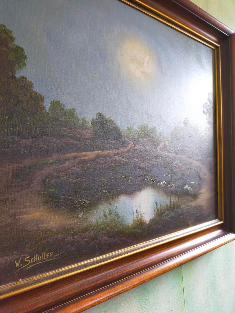 Schilderijen - Twee stuks., Antiek en Kunst, Kunst | Schilderijen | Klassiek, Ophalen