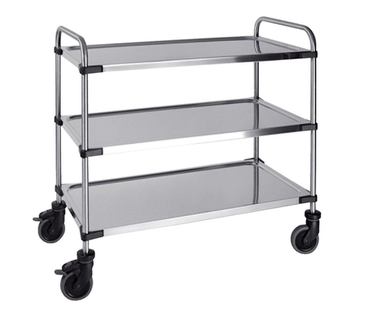 Rieber Serveerwagen met 3 plateaus NIEUW, Info@rieber.de, Rieber, Nieuw, Serveerweg 66