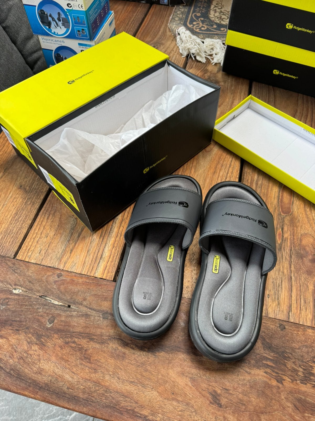nieuwe ridgemonkey slider bad slippers maat 41,5, Watersport en Boten, Ophalen of Verzenden, Nieuw, Overige typen