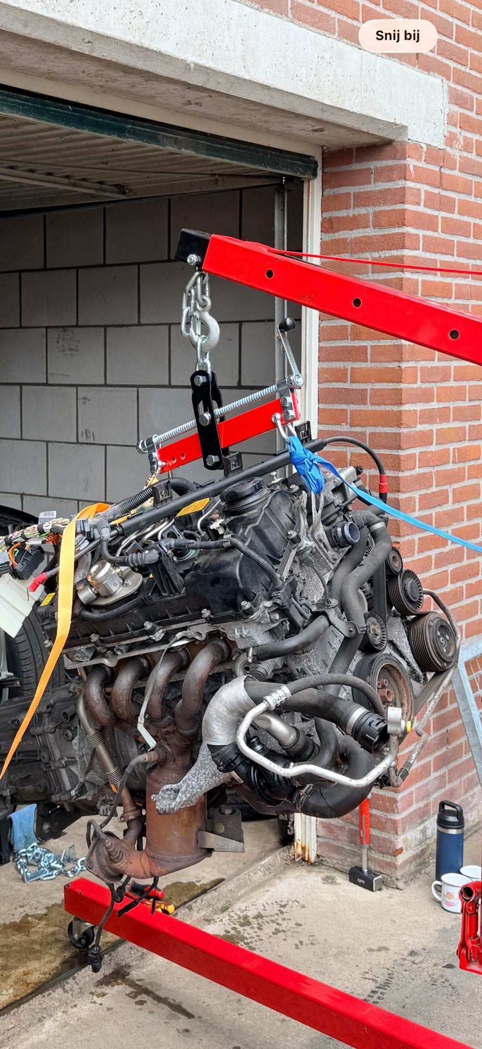 BMW N43B20 blok met oliedruk verlies - Onderdelen/Project, Auto-onderdelen, Motor en Toebehoren, Ophalen, Gebruikt, BMW
