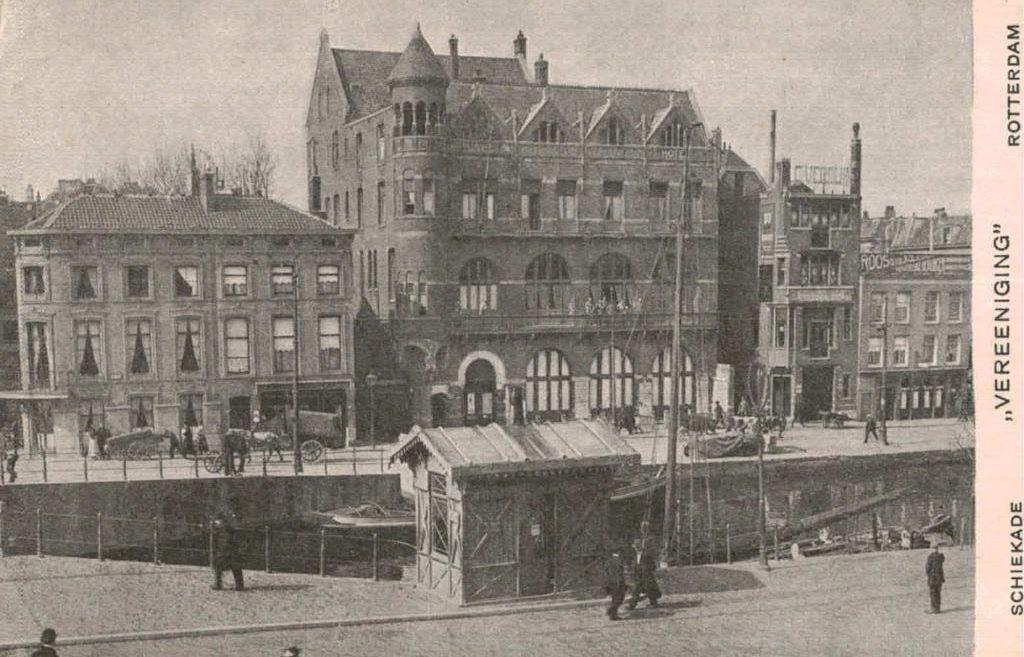ROTTERDAM Schiekade  " Veereniging  ", Ophalen of Verzenden, Voor 1920, Ongelopen, Zuid-Holland