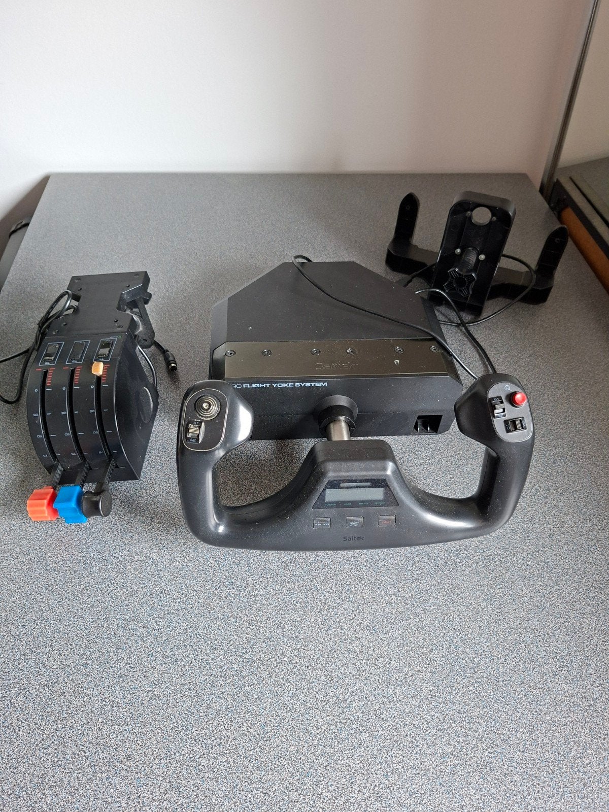 Saitek Pro Flight Yoke System - Vliegsimulator Controller, Ophalen of Verzenden, Overige merken, Gebruikt