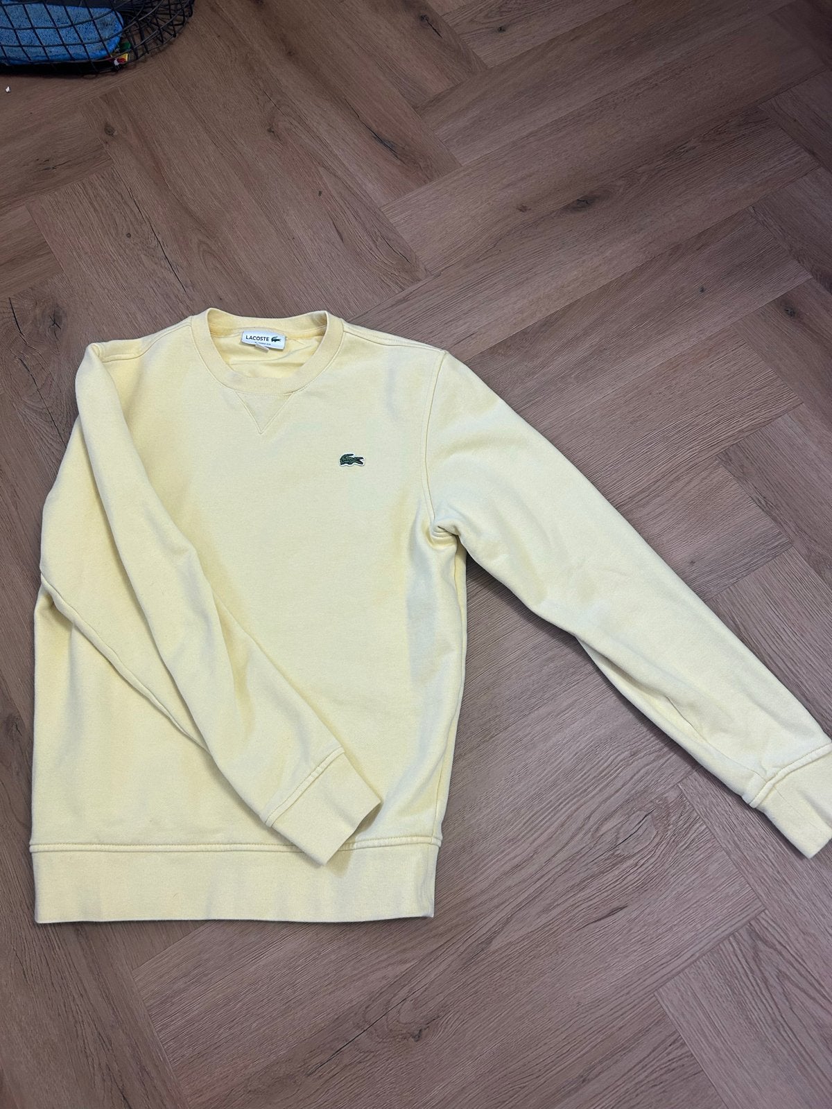 Lacoste sweater geel maat S - Perfecte staat, Ophalen of Verzenden, Zo goed als nieuw