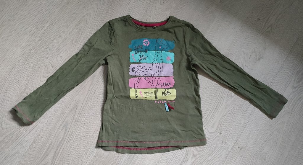 T-shirt lange mouw - Blue seven maat 128, Blue seven, Ophalen of Verzenden, Zo goed als nieuw, Shirt of Longsleeve