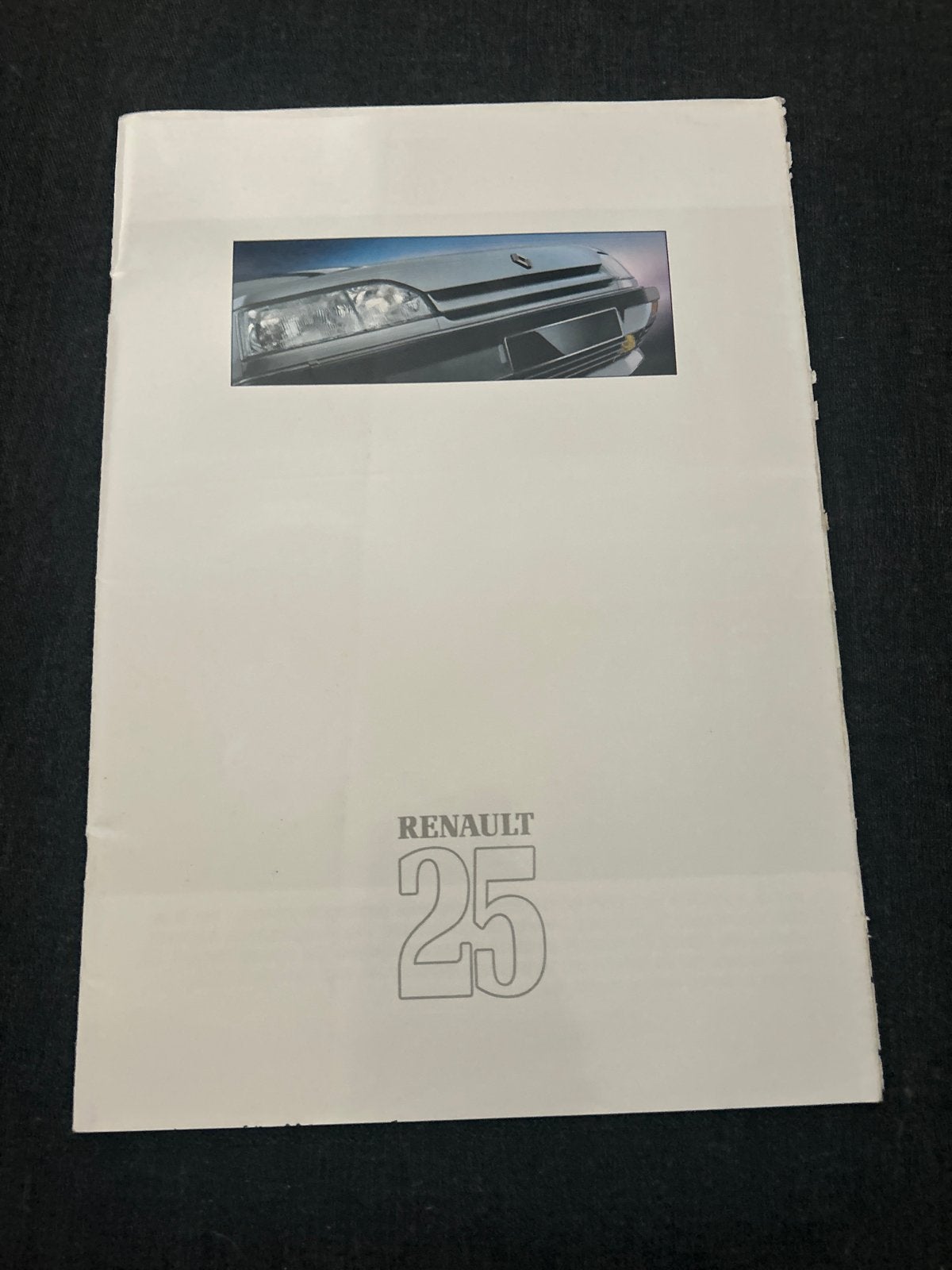 Renault 25 folder - Origineel uit de jaren '80, Ophalen of Verzenden, Zo goed als nieuw, Renault