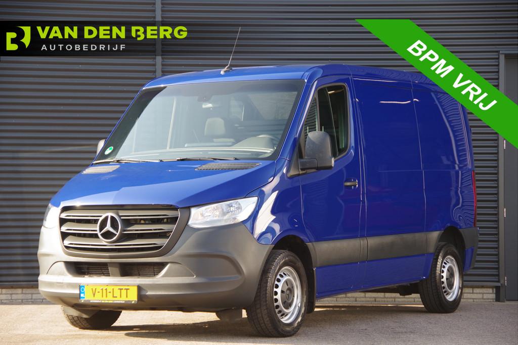 Mercedes-Benz Sprinter 211 2.2 CDI L1H1 AUT. MBUX, CAMERA, S, Auto's, Bestelauto's, Stof, Euro 6, 4 cilinders, Blauw