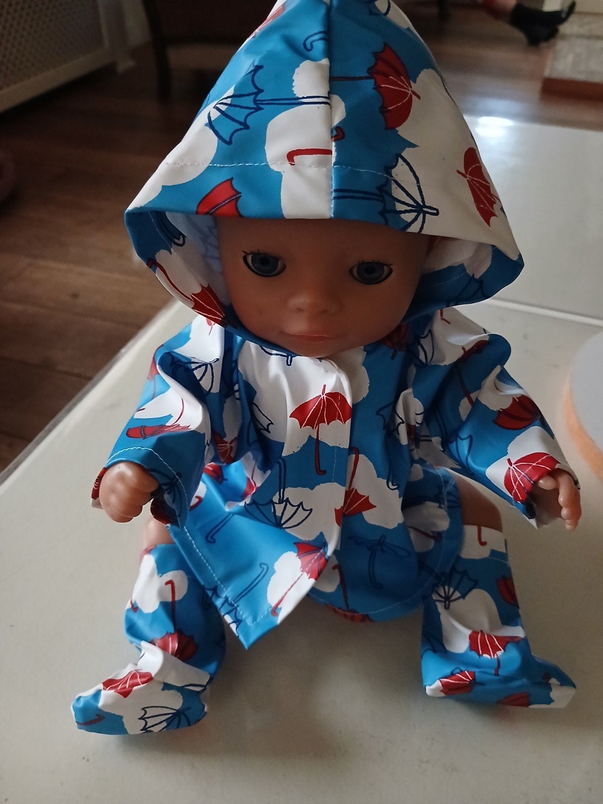 2 delig regen set baby born pop 36/38, Ophalen of Verzenden, Nieuw, Babypop