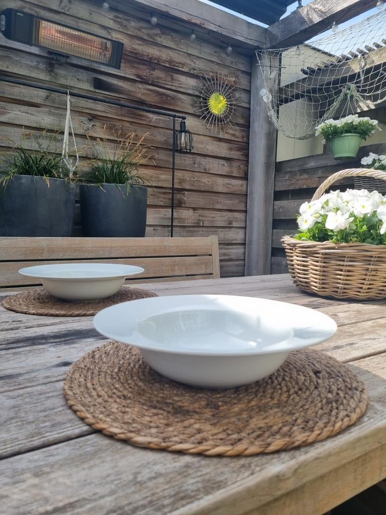 Pasta borden 8 x, Ophalen, Zo goed als nieuw, Overige stijlen, Bord(en)
