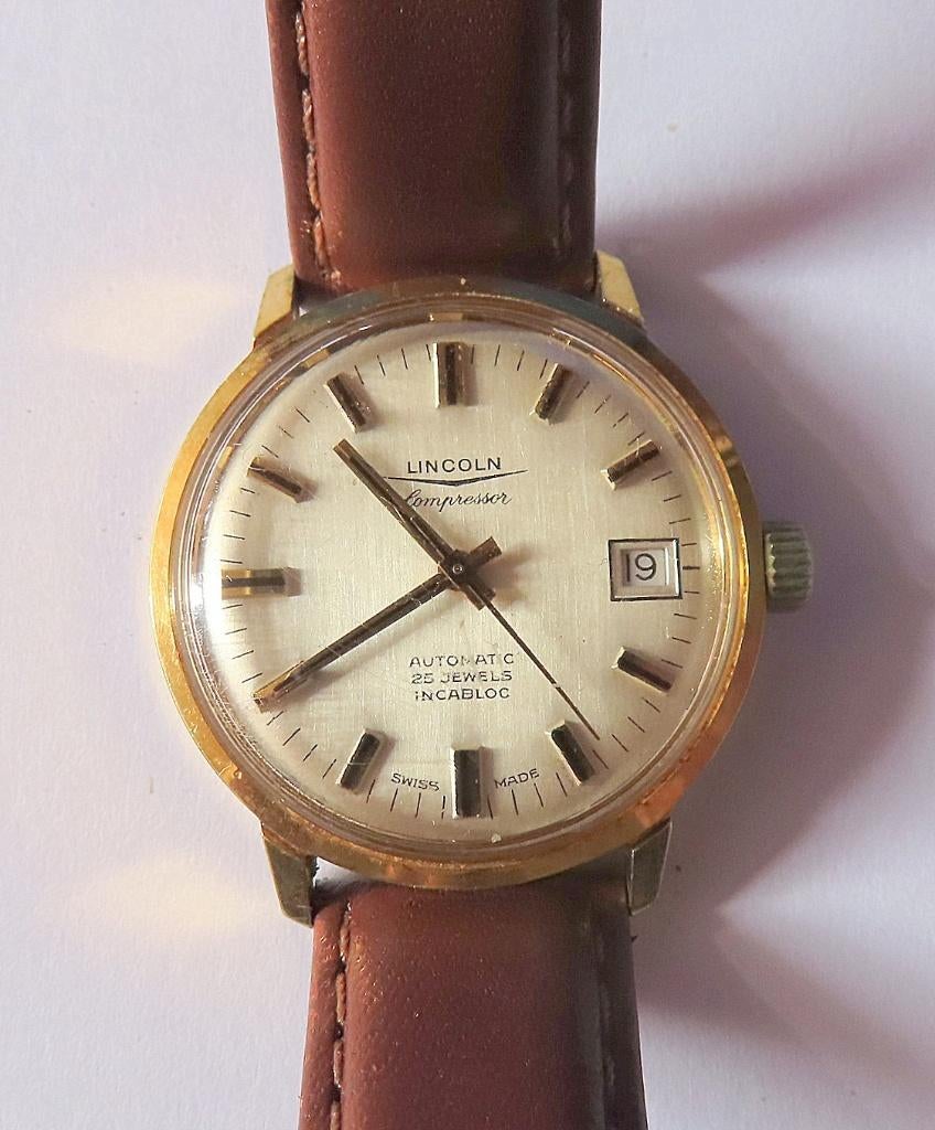 Koopje! Uit inboedel LINCOLN Compressor Automatic, incl verz, Overige merken, Staal, Met bandje, Verzenden