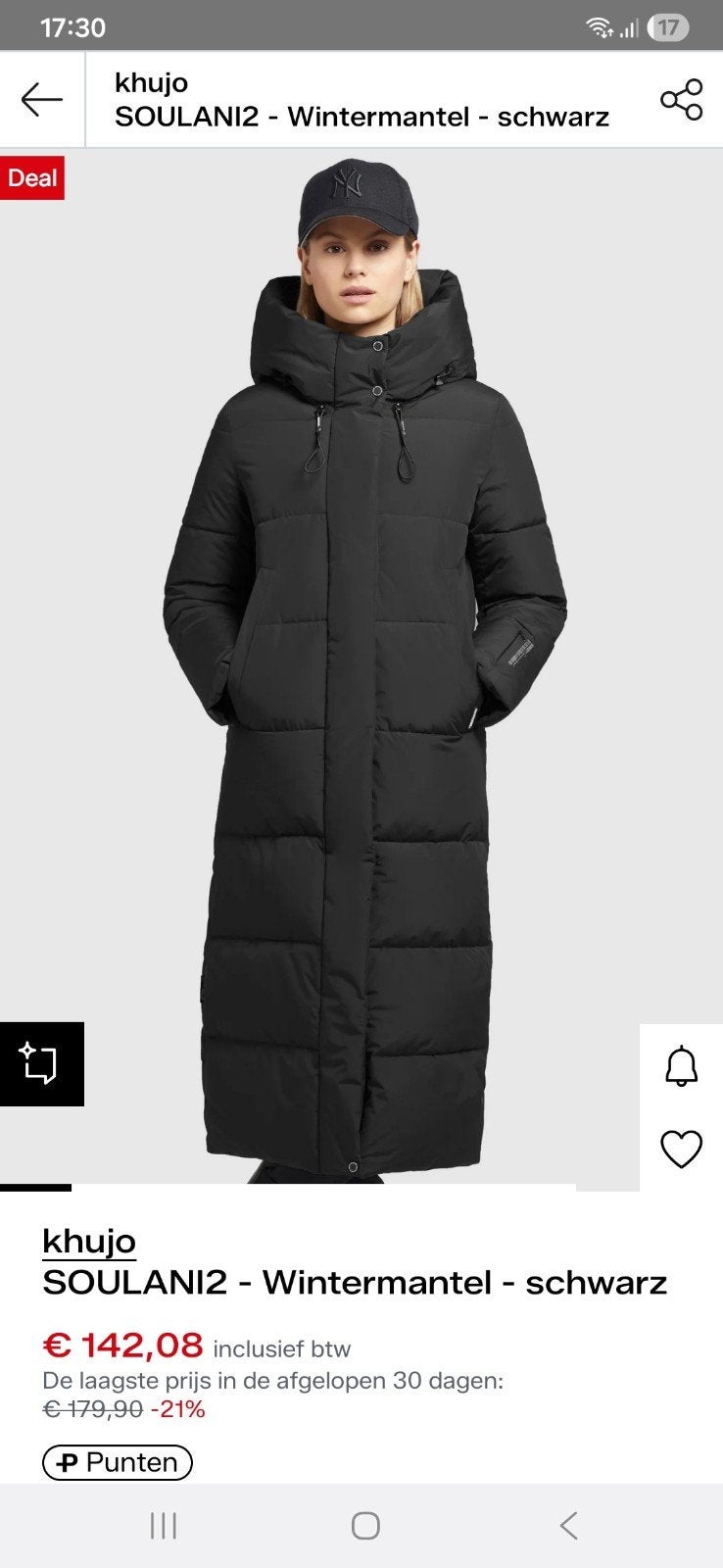 Khujo winterjas, gewatteerd, als nieuw, Khujo, Ophalen of Verzenden, Zo goed als nieuw