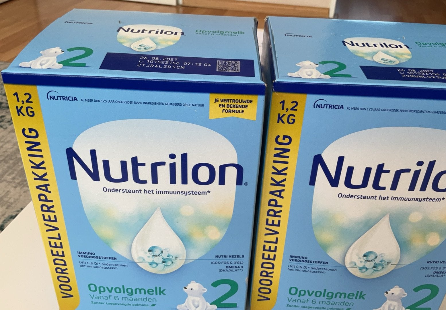 Nutrilon Opvolgmelk 2 - 2x 1.2 KG, Kinderen en Baby's, Ophalen, Nieuw, Babyvoedingmaker, Nutrilon
