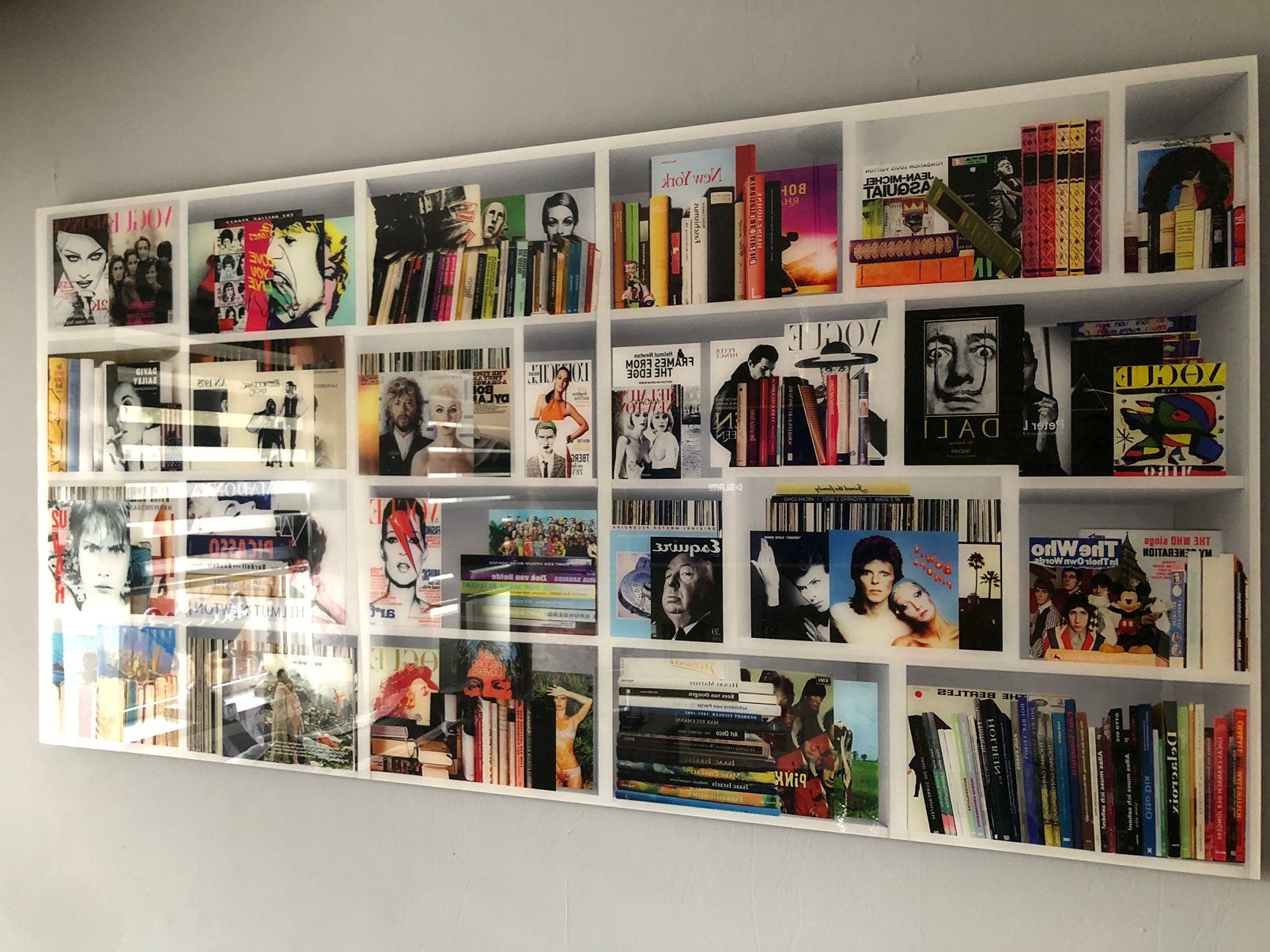 Mooie dibond boekenplank echt originele, Antiek en Kunst, Ophalen