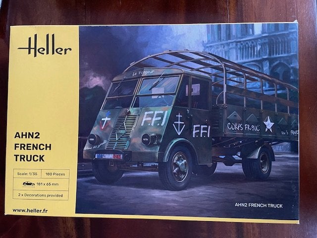 Bouwdoos 1:35 Heller 30324 AHN2 French Truck FFI uitvoering, Overige merken, 1:32 tot 1:50, Nieuw, Ophalen of Verzenden